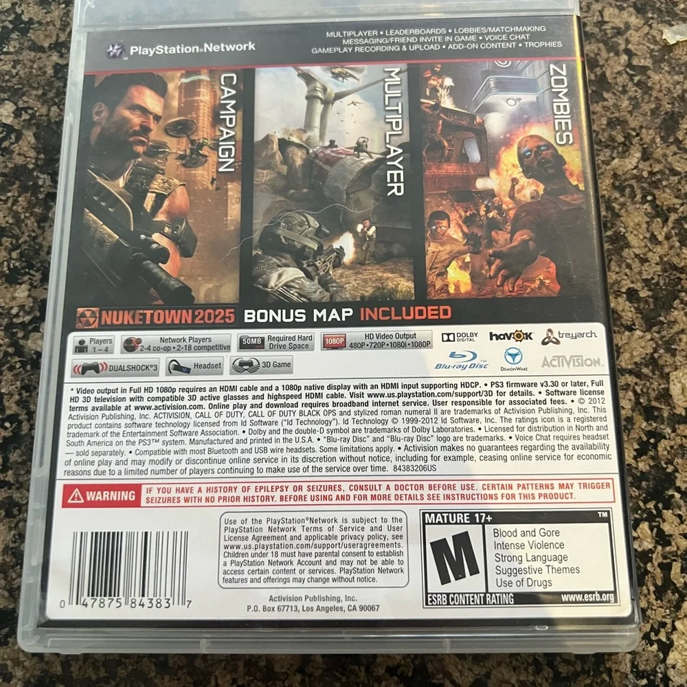 PS3 Call of Duty Black Ops 2 Game - Picture 2 of 2
